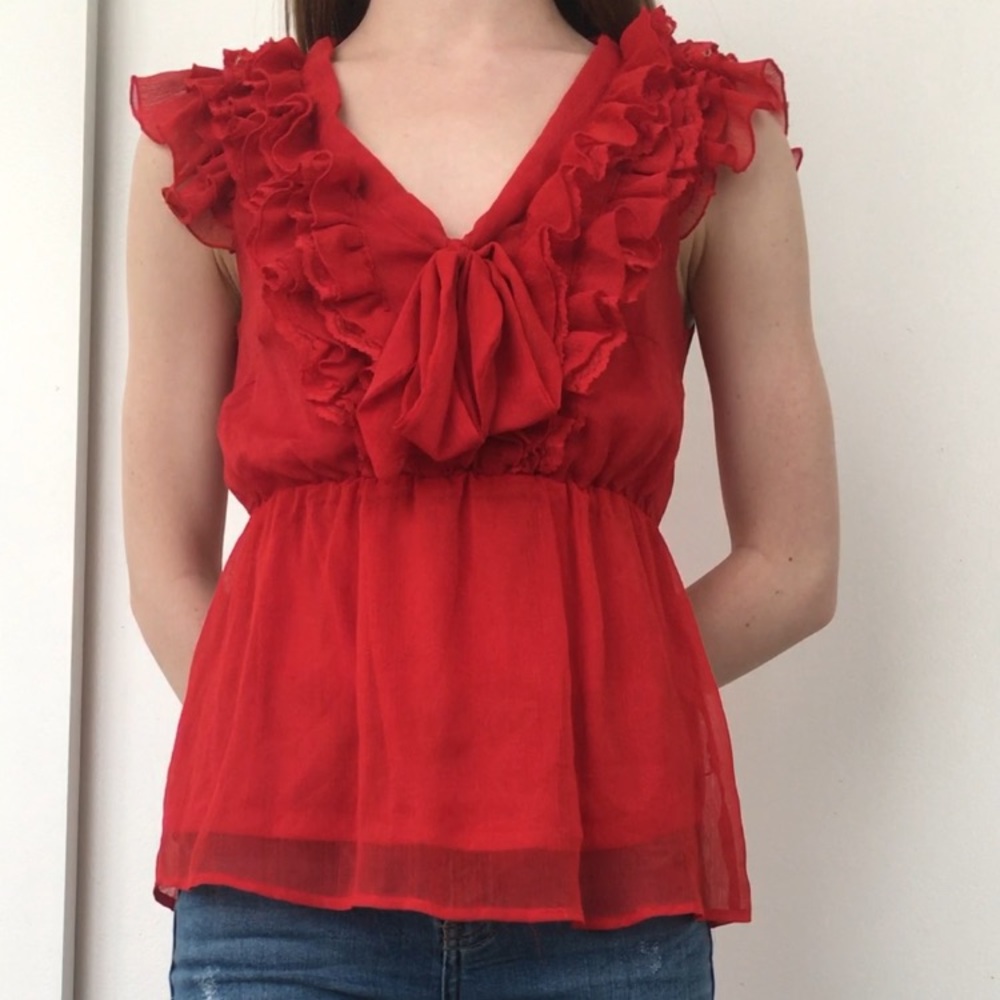 H&M Ruffled Blouse - Picture 2 of 5